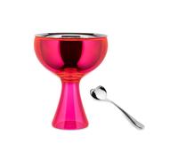 A di Alessi Big Love Bowl and Spoon Pink