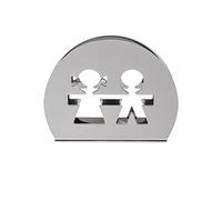 A di Alessi Girotondo Serviette Holder, (AKK51), Silver