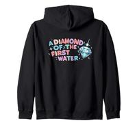 A Diamond of the first Water. winner Quote, Beauty quote Zip Hoodie