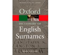 A Dictionary of English Surnames