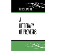 A Dictionary of Proverbs