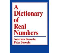 A Dictionary Of Real Numbers
