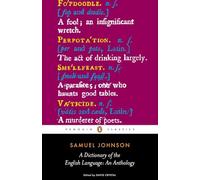 A Dictionary of the English Language: An Anthology – Penguin Classics