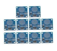 A-DIGISHUO 10Pcs TTP223 Capacitive Touch Sensor Module, 1 Channel Digital Touch Switch DC 2-5.5V for Ardu ino Rasp berry Pi ESP32 STEM DIY Electr onics Projects