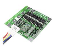 A-DIGISHUO 1PCS 4S 30A 14.8V BMS PCB Integrated Circuits Protection Board Cell Balance for 18650 Li-ion Lithium Battery with 5-core Wire