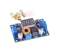 A-DIGISHUO 1Pcs Double Button XL4015E 5A High Power 75W DC-DC Adjustable Step-Down Module Far more than 2596 with Voltage Display