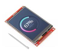 A-DIGISHUO 2.8 Inch SPI TFT LCD Module, 240x320 ILI9341 Touch Screen Display 5V/3.3V Low IO Occupation for STM32 Ard ui no