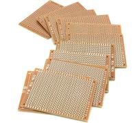A-DIGISHUO 20Pcs Double Sided PCB Board Prototype Kit for DIY Soldering Compatible with Arduino Kit DIY Soldering and Electronic Project (20Pcs 5 * 7cm Kit)