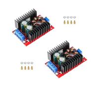 A-DIGISHUO 2pcs 150W 6A Adjustable DC Boost Converter Step Up 10-32V to 12-35V Voltage Charger Module Power Supply Inverters Converter