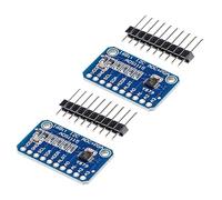A-DIGISHUO 2Pcs ADS1115 16 Bit 16 Byte 4 Channel I2C IIC Analog-to-Digital ADC PGA Converter with Programmable Gain Amplifier High Precision ADC Converter Development Board for Raspberry Pi Ar duino