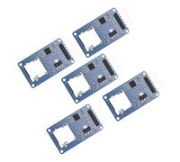 A-DIGISHUO 5Pcs Micro SD/TF Card Adapter Reader Module featuring a 6-Pin SPI Interface and Driver Module Incorporating Chip-Level Conversion Compatible with Arduino UNO R3 MEGA 2560