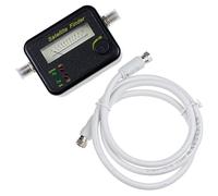 A-DIGISHUO Digital Satellite Finder - High-Precision LCD Signal Meter with Au dio Indicator for HD Satellite Dish Alignment, Perfect for Optimal Antenna Positioning