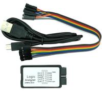 A-DIGISHUO USB Logic Analyzer 24MHz 8 Channel, with EMI Ferrite Ring USB Cable for UART IIC SPI Digital Circuit MCU Debug