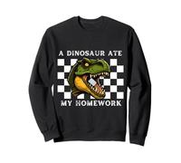 A Dinosaur Ate My Homework School Excuse Funny Sweatshirt