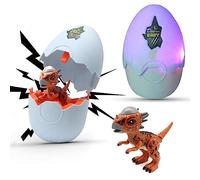 A dinosaur egg toy with LED lights and sound effects - an educational gift for children, suitable for Easter, birthday and party occasions.