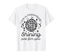 A Disco Ball Shining Just For You Mirror Ball Happy Birthday T-Shirt