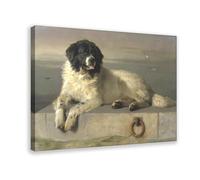 A Distinguished Member of The Humane Society Sir Edwin Henry Landseer Canvas Art Poster And Wall Art Picture Print Modern Family Bedroom Decor Frame 1