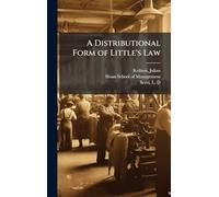 A Distributional Form of Little's Law