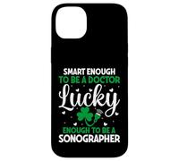 A Doctor Lucky Enough To Be A Sonographer St Patricks Day Case for iPhone 14 Plus