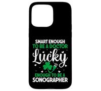 A Doctor Lucky Enough To Be A Sonographer St Patricks Day Case for iPhone 15 Pro Max