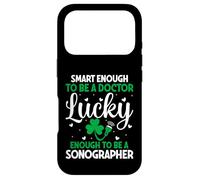 A Doctor Lucky Enough To Be A Sonographer St Patricks Day Case for iPhone 17 Pro
