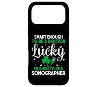 A Doctor Lucky Enough To Be A Sonographer St Patricks Day Case for iPhone 17 Pro Max