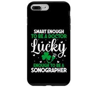 A Doctor Lucky Enough To Be A Sonographer St Patricks Day Case for iPhone 7 Plus/8 Plus