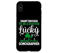 A Doctor Lucky Enough To Be A Sonographer St Patricks Day Case for iPhone XS Max