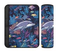 A Dolphin 2 pcs Seatbelt Covers for Women More Comfort Driving for Truck funda para cinturón de carro