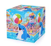 A Dolphin Heading A Ball Magic Cube,The Original 3x3 Cube,Speed Cube Problem-Solving Brain Teaser,Easy Turning Sensory Puzzle Toy,Sensory Stress Relief Form Fidget Toys