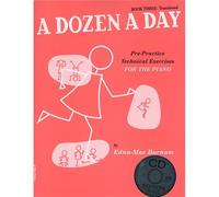 A Dozen A Day: Book Three - Transitional Edition (Book And CD). Sheet Music, CD for Piano