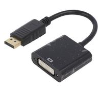 A-DPM-DVIF-002 Adapter DisplayPort 1.1 0.1m Color: Black GEMBIRD