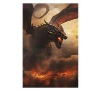 A Dragon Wreaking Havoc Picture Puzzle for Adults, 1000 PCS