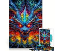 A Dragons Triumph 1000 Pieces Puzzles for Adults Strong Memory Quality Print Fun Challenge Night Fun (38x52cm)