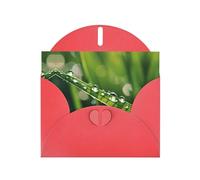 a drop in the ocean Red Patterns greeting card 6x4 inches with envelope, covering birthdays, weddings and other occasions