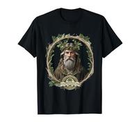 A Druid with Celtic Motifs T-Shirt