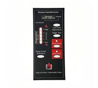 A-E-401 / C-E-401 Replacement Control Board for Breckwell Pellet Stoves, 5-Speed Digital Circuit Board Compatible with 1 RPM Auger Motor Systems