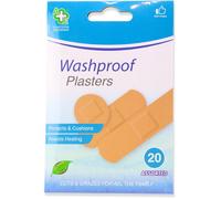 A & E Assorted Washproof Plasters 20 Pack