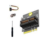 A+E Interfaces To PCIE 1X Slot Adapter Risers Card 4PIN Power Cable For Computer Hardware Accessories Computer Expansion Board