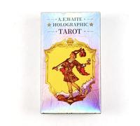 A.E.Waite Holographic Tarot Cards Deck,A unique and ingenious deck of cards, a retro astrology game for both beginners and expert readers to tell fortunes, and a tool for beginners to do divination