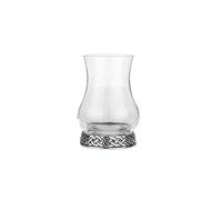 A E Williams Celtic Designed Whisky Tasting Glass Set with Pewter Base | Large Dram Glasses with Heavy Bottom Design | Men’s Perfect Party Gift for Anniversary Birthday