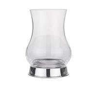 A E Williams Plain Whisky Tasting Glass Set with Pewter Base | Large Dram Glasses with Heavy Bottom Design | Men’s Perfect Party Gift for Anniversary Birthday