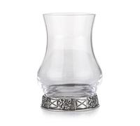 A E Williams Rampant Lion Designed Whisky Tasting Glass Set with Pewter Base | Large Dram Glasses with Heavy Bottom Design | Men’s Perfect Party Gift for Anniversary Birthday