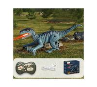 (A) Electric remote control Velociraptor Tyrannosaurus Rex simulation sound emitting remote control dinosaur