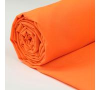 A-Express 100% Cotton Fabric - 60 Inch 150cm Wide - Plain Cotton Fabric by The Metre - Ideal for Quilting, Sewing, Dressmaking, Curtain Linings, Totes, Bedding, Pillowcases - Orange Sample