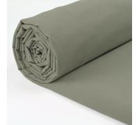 A-Express 100% Cotton Fabric - 60 Inch 150cm Wide - Plain Cotton Fabric by The Metre - Ideal for Quilting, Sewing, Dressmaking, Curtain Linings, Totes, Bedding, Pillowcases - Grey 5 Metres