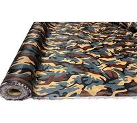 A-Express Camo Ripstop Waterproof Fabric Material 4oz Rip Stop Army Pattern Camouflage 150cm Wide - 1 Metre 100cm x 150cm Arctic Grey