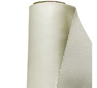 A-Express Faux Leather Fabric Leatherette Vinyl Waterproof Leathercloth Material Clothing Dressmaking Upholstery - 2 Meters 200cm x 140cm Light Cream