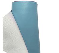 A-Express Faux Leather Fabric Leatherette Vinyl Waterproof Leathercloth Material Clothing Dressmaking Upholstery - 2 Meters 200cm x 140cm Sky Blue