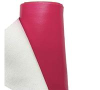 A-Express Faux Leather Fabric Leatherette Vinyl Waterproof Leathercloth Material Clothing Dressmaking Upholstery - 2 Meters 200cm x 140cm Pink